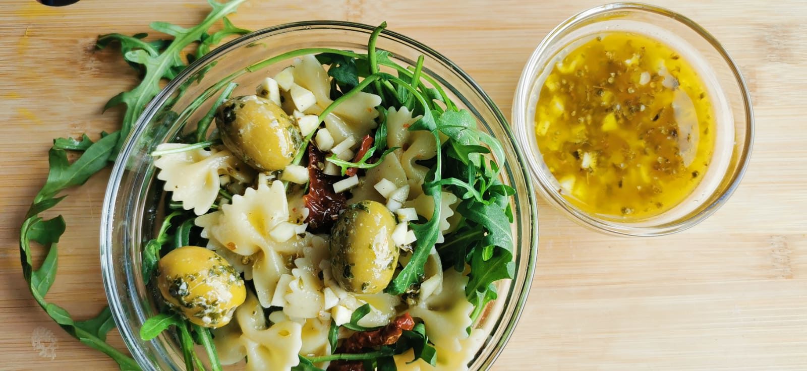 Farfalle-Rucola-Salat